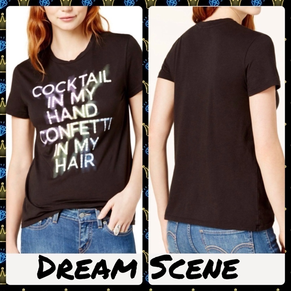 Dream Scene Cocktail confetti Graphic T-Shirt